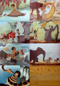 The Jungle Book 1968 lobby card set Baloo