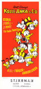 Kalle Anka och C:O 1969 movie poster Kalle Anka Donald Duck Poster artwork: Einar Lagerwall