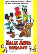 Kalle Anka paraden 1970 movie poster Kalle Anka Donald Duck Musse Pigg Mickey Mouse Långben Goofy Animation Poster artwork: Einar Lagerwall From comics From TV