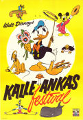 Kalle Ankas festival 1960 movie poster Donald Duck Find more: Festival