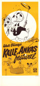 Kalle Ankas festival 1960 movie poster Kalle Anka Donald Duck