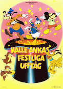 Kalle Ankas festliga upptåg 1985 movie poster Kalle Anka Donald Duck