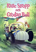 Kalle Stropp och Grodan Boll 1988 movie poster Thomas Funck Jan Gissberg Animation