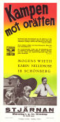 Kampen mod uretten 1949 movie poster Mogens Wieth Karin Nellemose Albert Luther Ole Palsbo Denmark