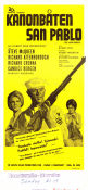 The Sand Pebbles 1966 movie poster Steve McQueen Richard Attenborough Candice Bergen Robert Wise Ships and navy