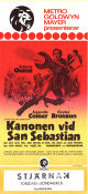 Kanonen vid San Sebastian 1967 poster Anthony Quinn Charles Bronson Henri Verneuil