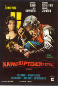 Kaparkaptenen Peyrol 1967 poster Anthony Quinn Rosanna Schiaffino Rita Hayworth Terence Young