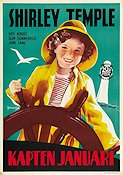 Captain January 1936 movie poster Shirley Temple Ships and navy