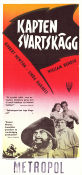 Kapten Svartskägg 1952 poster Robert Newton Linda Darnell William Bendix Raoul Walsh Äventyr matinée