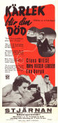 Döden er et kjaertegn 1949 movie poster Claus Wiese Björg Riiser-Larsen Eva Bergh Edith Carlmar Denmark