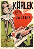 Red Salute 1935 movie poster Barbara Stanwyck Cars and racing