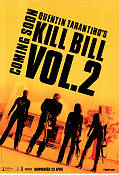 Kill Bill: Vol. 2 2004 movie poster Uma Thurman David Carradine Michael Madsen Quentin Tarantino