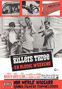 Killers Three 1968 movie poster Robert Walker Diane Varsi Dick Clark Bruce Kessler Guns weapons