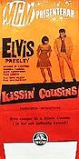 Kissin Cousins 1964 movie poster Elvis Presley Arthur O´Connell Glenda Farrell Gene Nelson Musicals