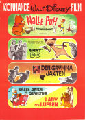 Kommande Walt Disney film 1965 movie poster Nalle Puh Winnie the Pooh Kalle Anka Find more: Festival