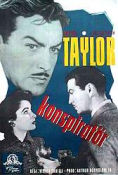 Konspiratör 1949 poster Elizabeth Taylor Robert Taylor Robert Flemyng Victor Saville