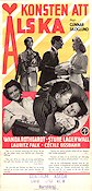 Konsten att älska 1947 movie poster Sture Lagerwall Wanda Rothgardt Ingegerd Westin Gunnar Skoglund