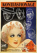 Kontraspionage 1934 poster Spencer Tracy Ketti Gallian