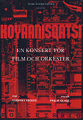 Koyaanisqatsi 1982 movie poster Godfrey Reggio Music: Philip Glass