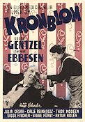 Kronblom 1947 movie poster Ludde Gentzel Dagmar Ebbesen Julia Caesar Hugo Bolander From comics