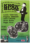 Kronblom 1947 movie poster Ludde Gentzel Dagmar Ebbesen Julia Caesar Hugo Bolander From comics