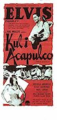 Fun in Acapulco 1963 movie poster Elvis Presley Ursula Andress Elsa Cardenas Richard Thorpe Musicals