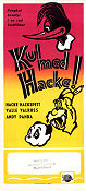 Kul med Hacke 1952 movie poster Woody Woodpecker Hacke Hackspett Andy Panda Valle Valross Walter Lantz Animation