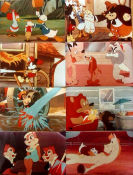 Kul med Kalle Anka 1972 lobby card set Donald Duck Kalle Anka