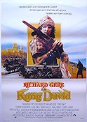 King David 1985 movie poster Richard Gere Sword and sandal Religion