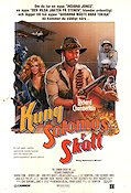 King Solomon´s Mines 1985 movie poster Richard Chamberlain Sharon Stone Herbert Lom J Lee Thompson Adventure and matine