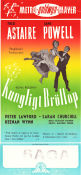 Kungligt bröllop 1951 poster Fred Astaire Jane Powell Peter Lawford Stanley Donen Musikaler Dans