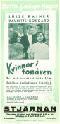 Dramatic School 1938 movie poster Luise Rainer Paulette Goddard Alan Marshal Robert B Sinclair