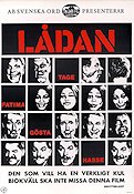 Lådan 1968 movie poster Tage Danielsson Production: AB Svenska Ord