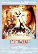 Ladyhawke 1985 movie poster Matthew Broderick Rutger Hauer Michelle Pfeiffer Richard Donner