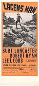 Lawman 1971 movie poster Burt Lancaster Robert Ryan Lee J Cobb Michael Winner