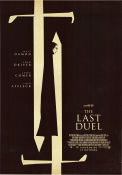 The Last Duel 2021 movie poster Matt Damon Adam Driver Jodie Comer Ben Affleck Ridley Scott