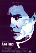 Last Rites 1988 movie poster Tom Berenger Daphne Zuniga Chick Vennera Donald P Bellisario