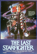 The Last Starfighter 1984 movie poster Lance Guest Robert Preston Kay E Kuter Nick Castle