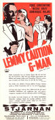 Lemmy Caution G-Man 1954 poster Eddie Constantine Nadia Gray Dominique Wilms Bernard Borderie Damer