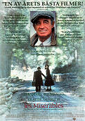 Les Miserables 1995 movie poster Jean-Paul Belmondo Claude Lelouch