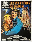 Les Mysteres de Paris 1962 movie poster Jean Marais