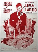 Live and Let Die 1973 movie poster Roger Moore Jane Seymour Yaphet Kotto Guy Hamilton