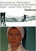 Lianbron 1965 movie poster Harriet Andersson Jack Fjeldstad Jean-Jacques Hilaire Sven Nykvist Find more: Africa Bridges