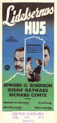 Lidelsernas hus 1949 poster Edward G Robinson Susan Hayward Richard Conte Joseph L Mankiewicz Film Noir