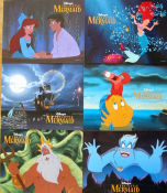 The Little Mermaid 1989 lobby card set Jodi Benson Ron Clements Animation Musicals