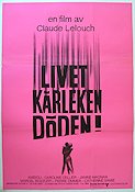 La vie l´amour la mort 1969 poster Amidou Claude Lelouch