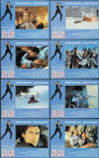 The Living Daylights 1987 lobby card set Timothy Dalton Maryam d´Abo Jeroen Krabbé John Glen