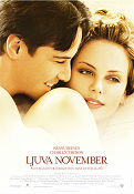 Sweet November 2001 movie poster Keanu Reeves Charlize Theron Jason Isaacs Pat O´Connor