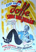 Loffe som miljonär 1948 movie poster Elof Ahrle Rut Holm Money