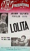 Lolita 1962 movie poster James Mason Shelley Winters Peter Sellers Stanley Kubrick